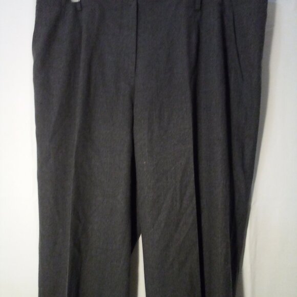Talbots Pants Women 18W Wool Classic Fit Gray - Picture 3 of 15